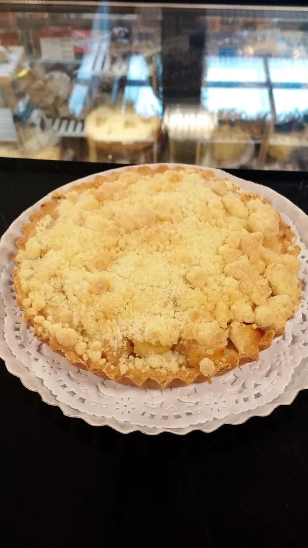 Tarta de manzana con crumbel