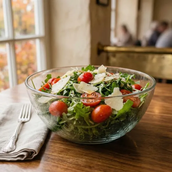 Ensalada Rucula Cherry Parmesano
