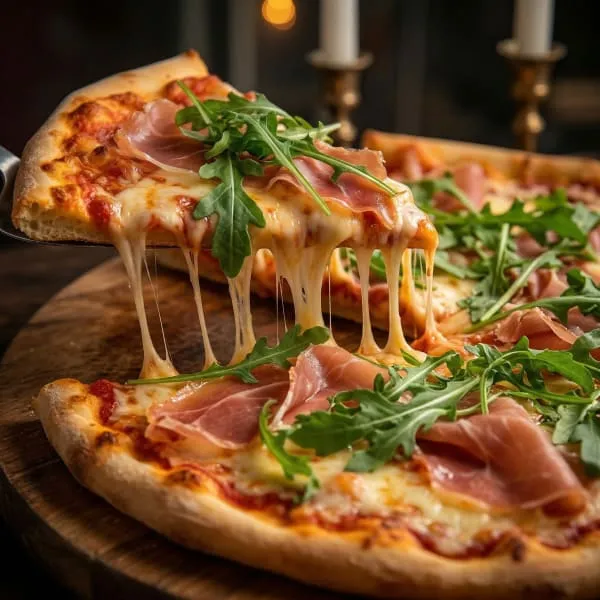 Pizza Rucula y Jamon crudo